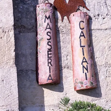Masseria Caliani مزرعة للإقامة بورغوني